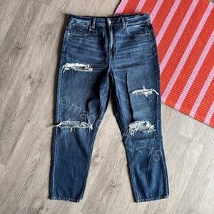 American Eagle Mom Jeans Size 12 Regular 100% Cotton